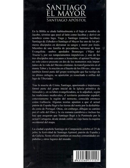 Figura Santiago Apóstol Peregrino Imagen 20Cm. Resina