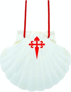 Vieira del Peregrino con Cruz de Santiago