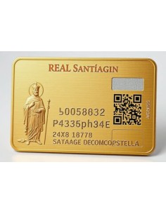 Wallet Física Real Santiagin  + 1 Santiagin