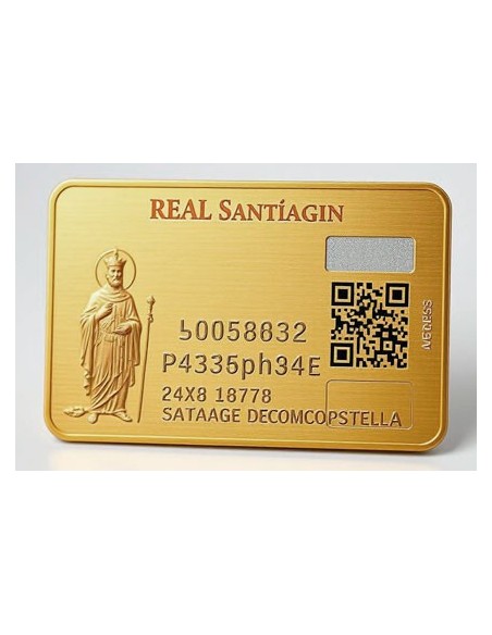 Wallet Física Real Santiagin  + 1 Santiagin